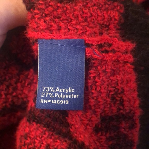 Pretty Red & Black Sweater by Apt. 9 - Picture 8 of 9